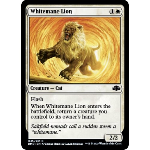 Whitemane Lion - DMR