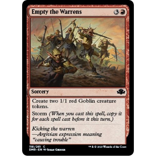 Empty the Warrens - DMR