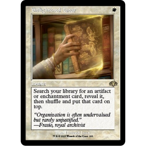 Enlightened Tutor (Retro Frame) - DMR | Decked Out Gaming