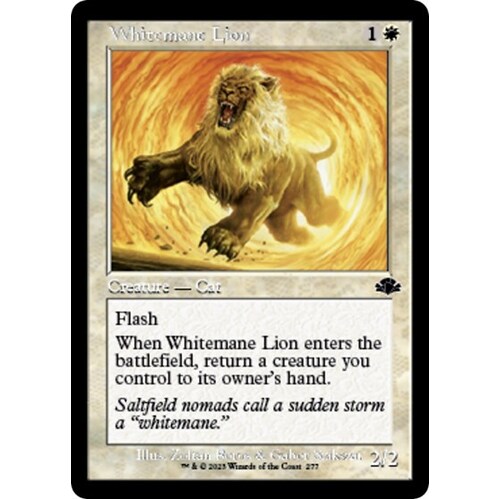 Whitemane Lion (Retro Frame) - DMR