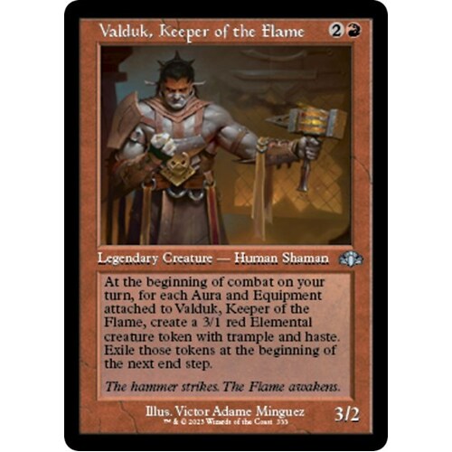 Valduk, Keeper of the Flame (Retro Frame) - DMR