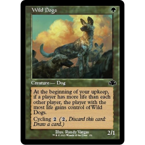 Wild Dogs (Retro Frame) - DMR