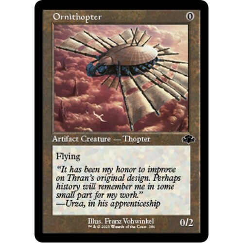Ornithopter (Retro Frame) - DMR