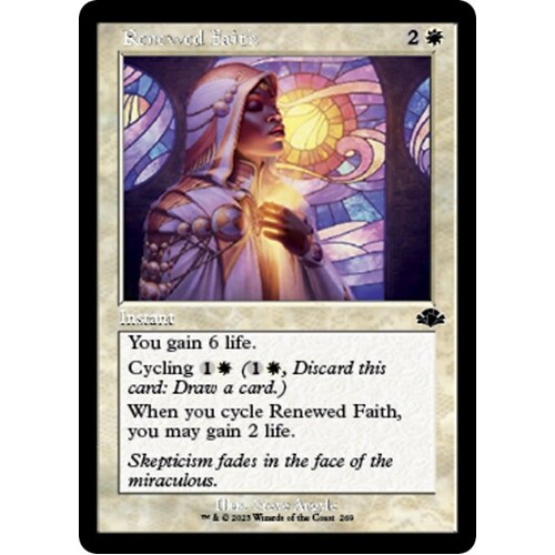 Renewed Faith (Retro Frame) FOIL - DMR