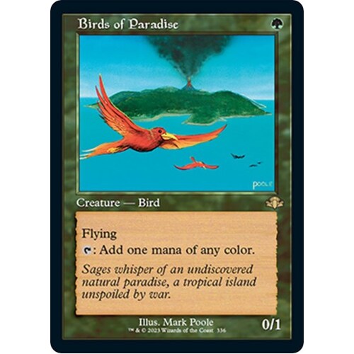 Birds of Paradise (Retro Frame) FOIL - DMR