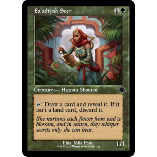 Fa'adiyah Seer (Retro Frame) FOIL - DMR