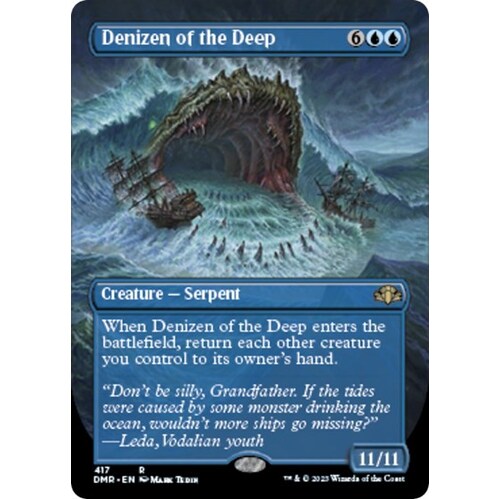 Denizen of the Deep (Borderless) FOIL - DMR