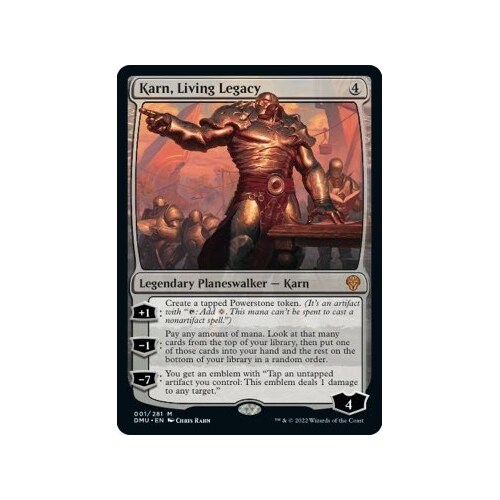 Karn, Living Legacy - DMU