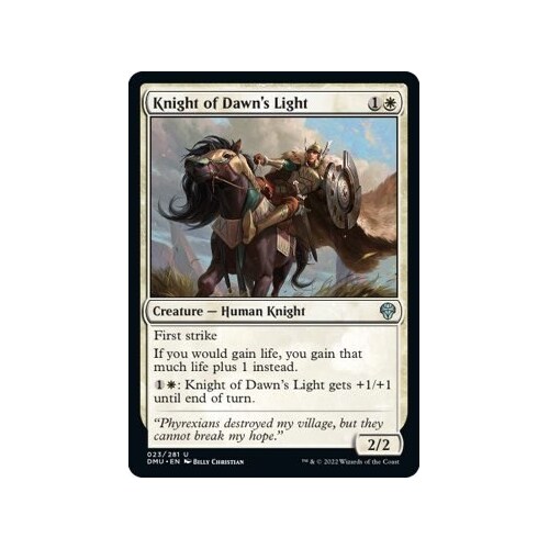 Knight of Dawn's Light - DMU