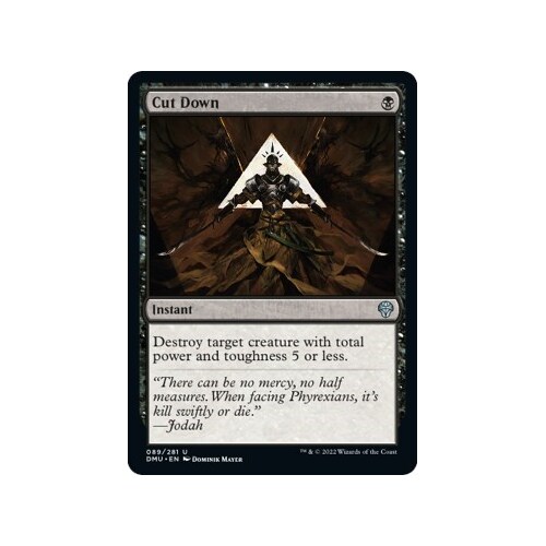 Cut Down - DMU