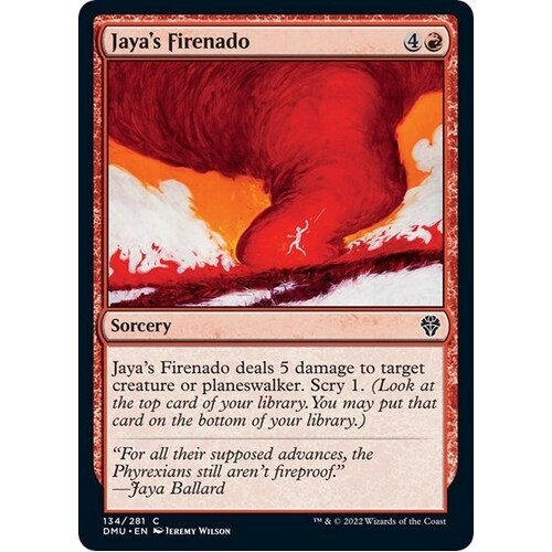Jaya's Firenado - DMU