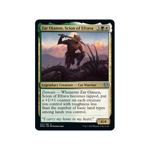 Zar Ojanen, Scion of Efrava - DMU