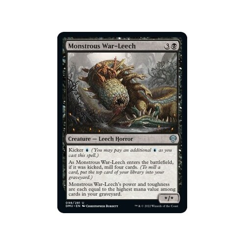 Monstrous War-Leech FOIL - DMU