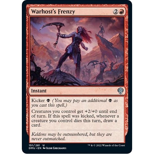 Warhost's Frenzy FOIL - DMU