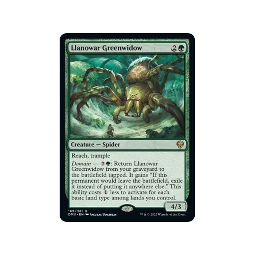 Llanowar Greenwidow FOIL - DMU