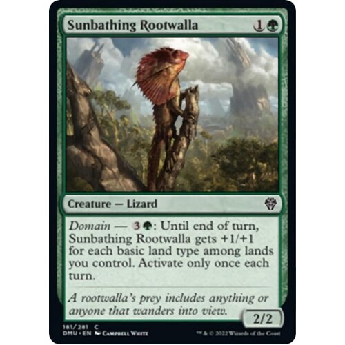 Sunbathing Rootwalla FOIL - DMU