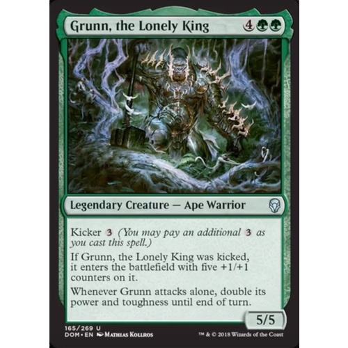 Grunn, the Lonely King - DOM