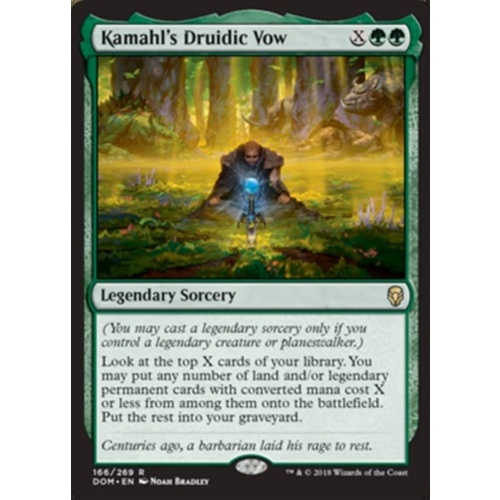 Kamahl's Druidic Vow - DOM