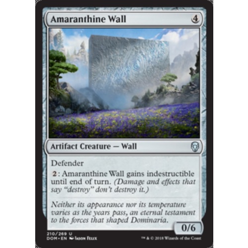Amaranthine Wall - DOM