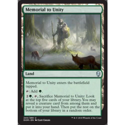 Memorial to Unity - DOM