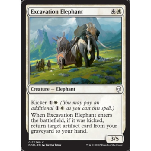 Excavation Elephant FOIL - DOM