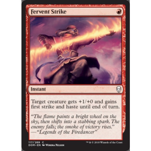Fervent Strike FOIL - DOM