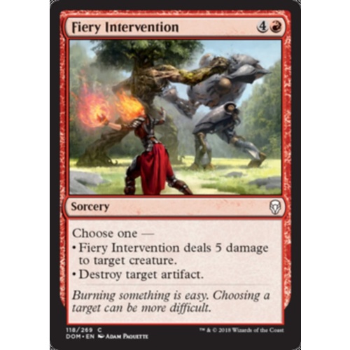 Fiery Intervention FOIL - DOM