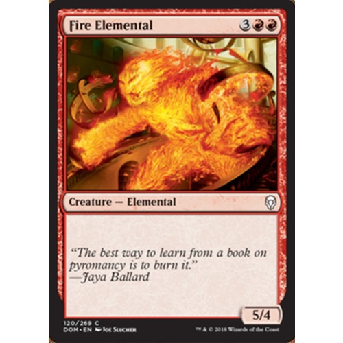 Fire Elemental FOIL - DOM