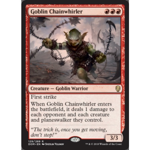 Goblin Chainwhirler FOIL - DOM