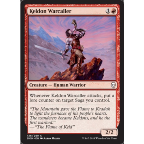 Keldon Warcaller FOIL - DOM