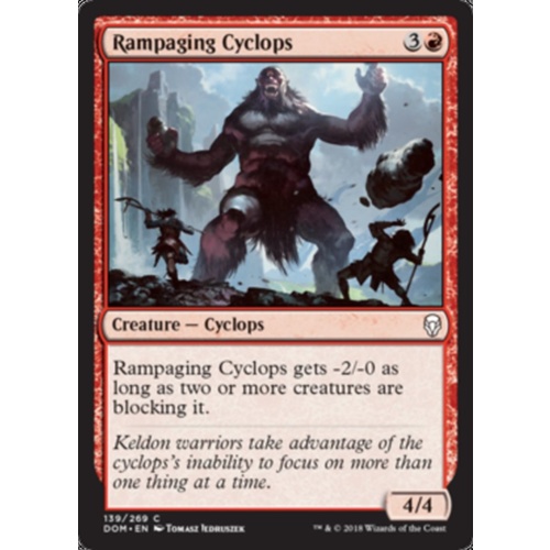 Rampaging Cyclops FOIL - DOM