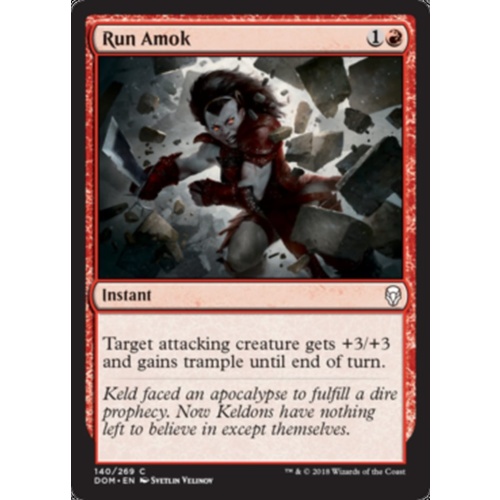 Run Amok FOIL - DOM