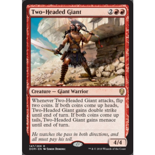 Two-Headed Giant FOIL - DOM