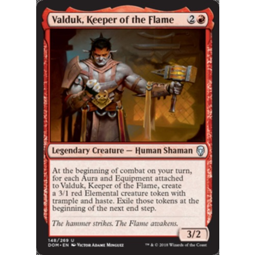 Valduk, Keeper of the Flame FOIL - DOM