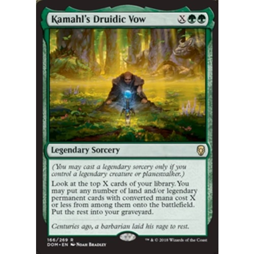 Kamahl's Druidic Vow FOIL - DOM