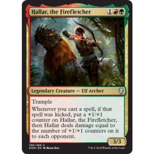 Hallar, the Firefletcher FOIL - DOM