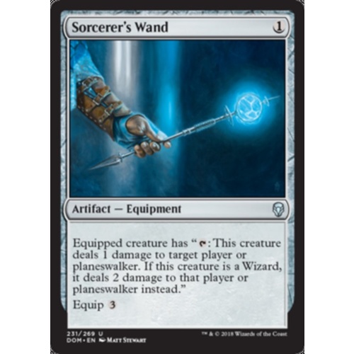 Sorcerer's Wand FOIL - DOM