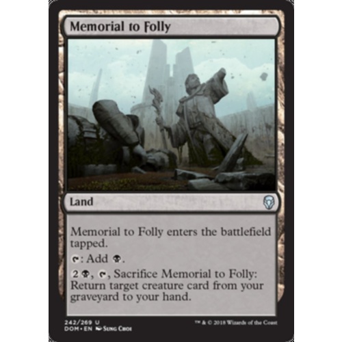 Memorial to Folly FOIL - DOM