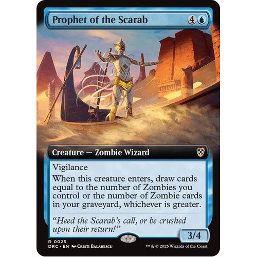 Prophet of the Scarab (Extended Art)- DRC