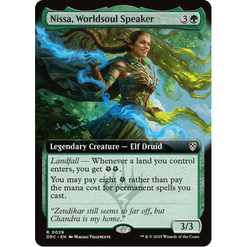 Nissa, Worldsoul Speaker (Extended Art)- DRC