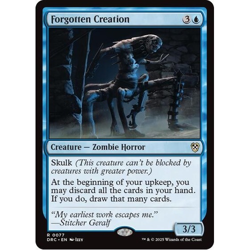 Forgotten Creation- DRC