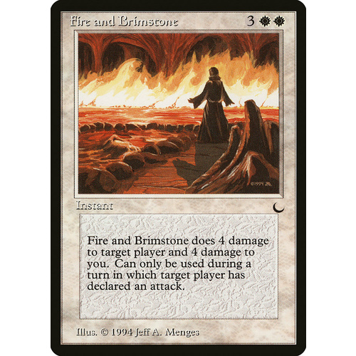 Fire and Brimstone - DRK