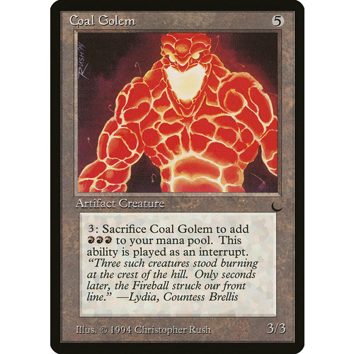 Coal Golem - DRK