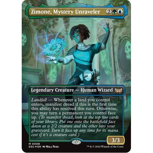 Zimone, Mystery Unraveler (Borderless) - DSC