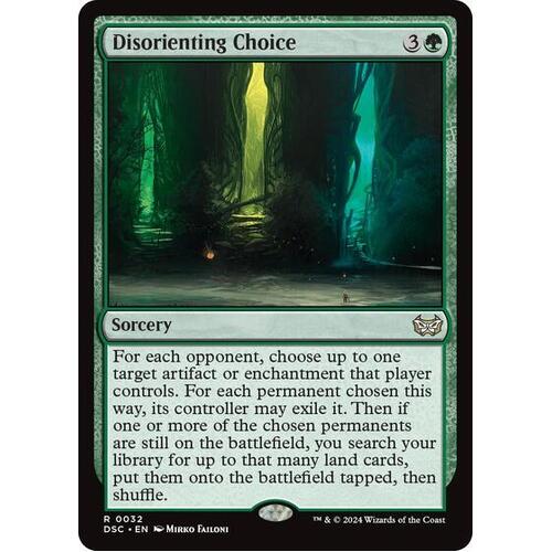 Disorienting Choice - DSC