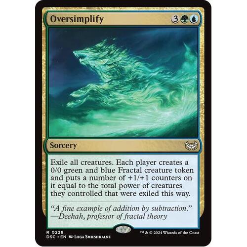 Oversimplify - DSC