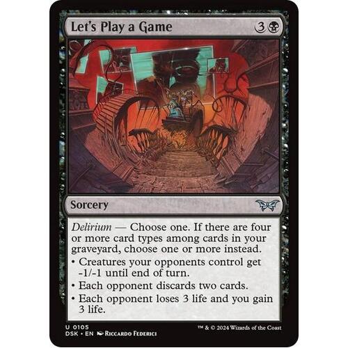 Let's Play a Game FOIL - DSK
