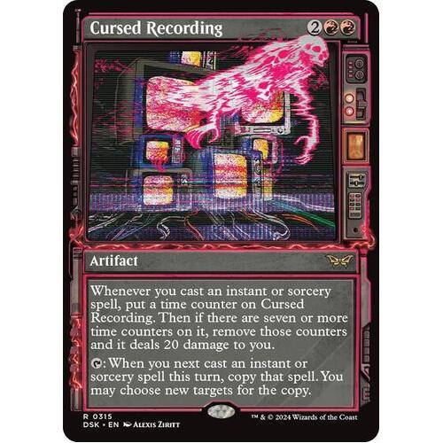 Cursed Recording (Showcase) FOIL - DSK