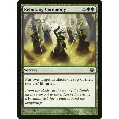 Rebuking Ceremony - DST