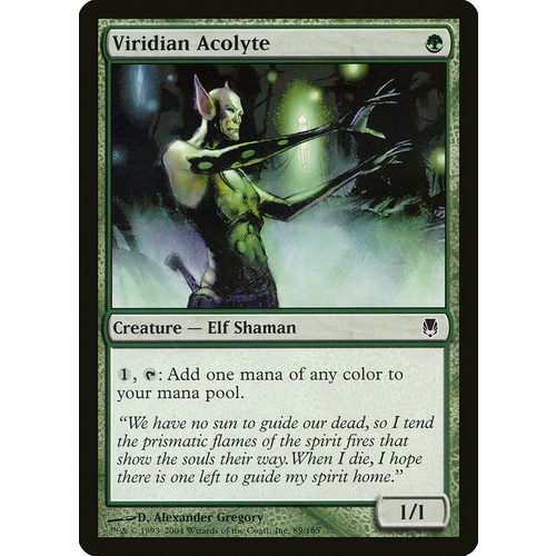 Viridian Acolyte - DST